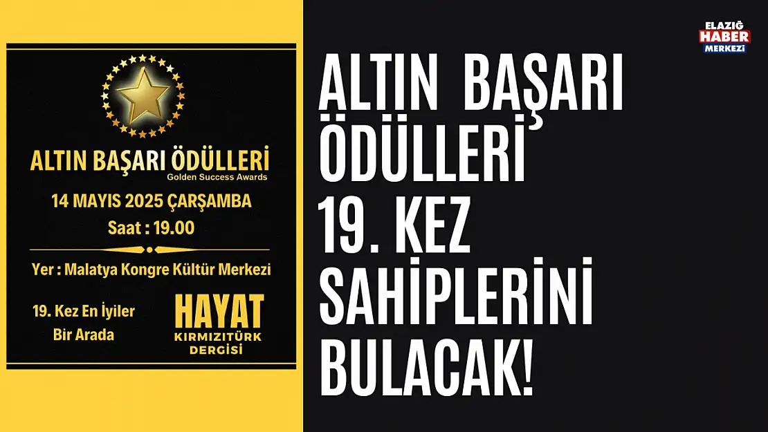 Altın Başarı Ödülleri 19. Kez Sahiplerini Bulacak