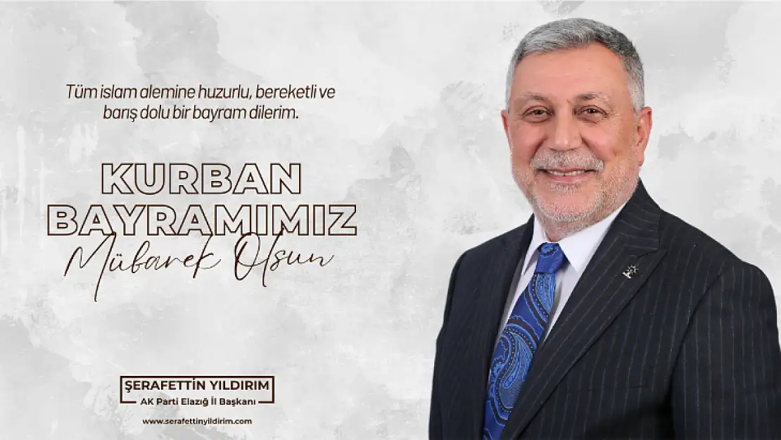 Başkan Yıldırım'dan Kurban Bayramı Mesajı