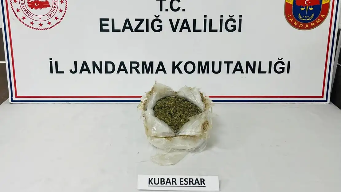 Elazığ'da Uyuşturucu Operasyonu:1 Gözaltı