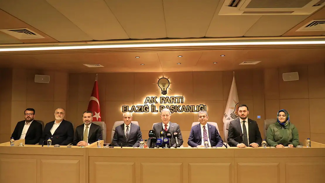 TBMM Milli Savunma Komisyonu Başkanı Hulusi Akar Elazığ'da!