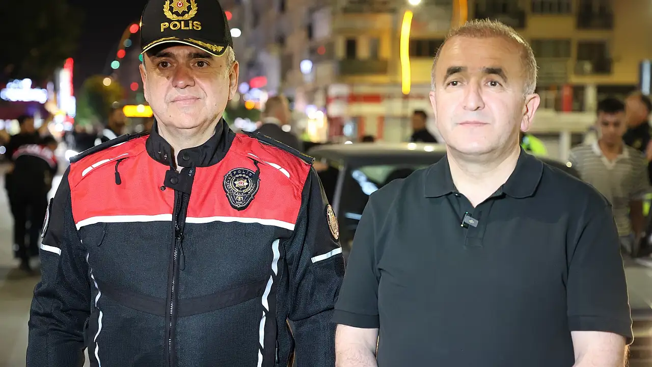 Vali Hatipoğlu Asayiş Uygulamasına Katıldı