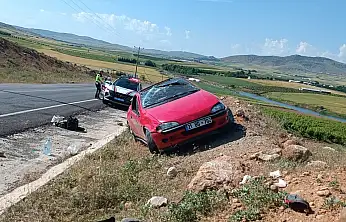 Elazığ'da Trafik Kazasında  1 Kişi Yaralandı