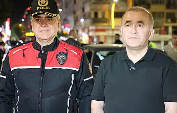 Vali Hatipoğlu Asayiş Uygulamasına Katıldı