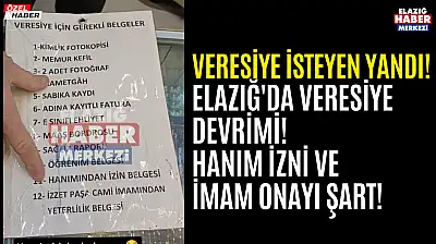 Veresiye Almak İsteyenler Bu Listeyi Görünce Vazgeçiyor