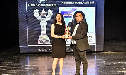 Elazığ Haber Merkezi'ne 'Yılın En İyi Çıkış Yapan İnternet Haber Sitesi' Ödülü