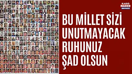 Bu Millet Sİzi Unutmayacak