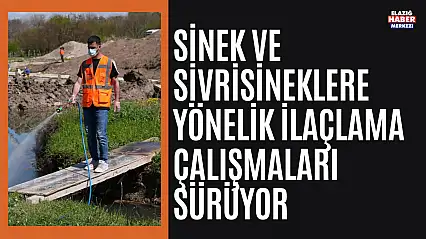 Elazığ Belediyesi İlaçlama Çalışmalarına Devam Ediyor