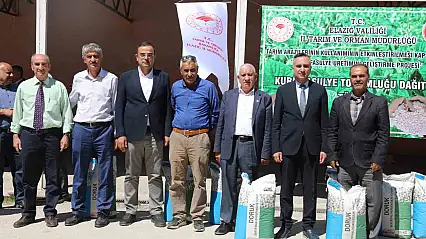 Elazığ'da Yüzde 75 Hibeli 15 Ton Tohum Dağıtılmaya Başlandı