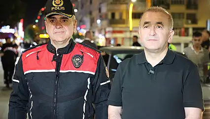 Vali Hatipoğlu Asayiş Uygulamasına Katıldı