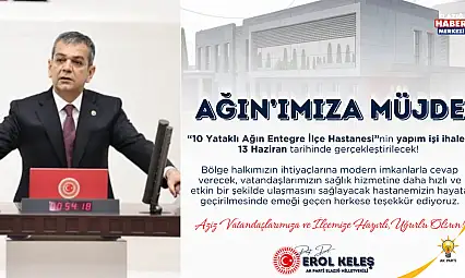 Ağın'a Müjde!