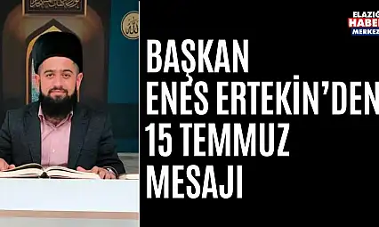 Başkan Erteki'nden 15 Temmuz Mesajı