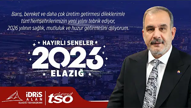 Başkan Alan'dan Yılbaşı Mesajı