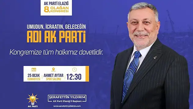 Başkan Şerafettin Yıldırım'dan Kongreye Davet