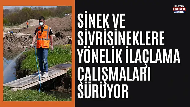 Elazığ Belediyesi İlaçlama Çalışmalarına Devam Ediyor