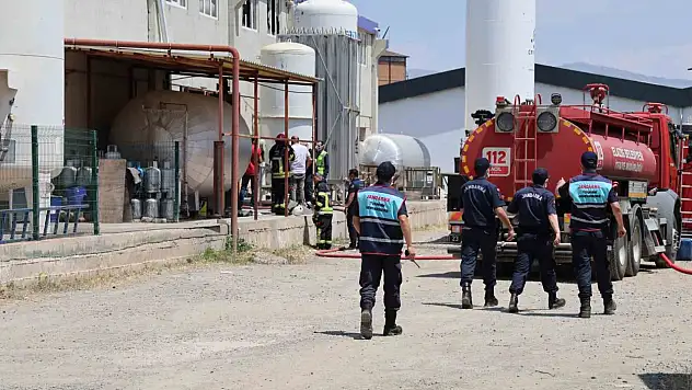 Elazığ'da Gaz Tesisinde Patlama!