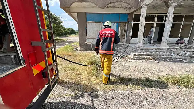 Elazığ'da Yangın!