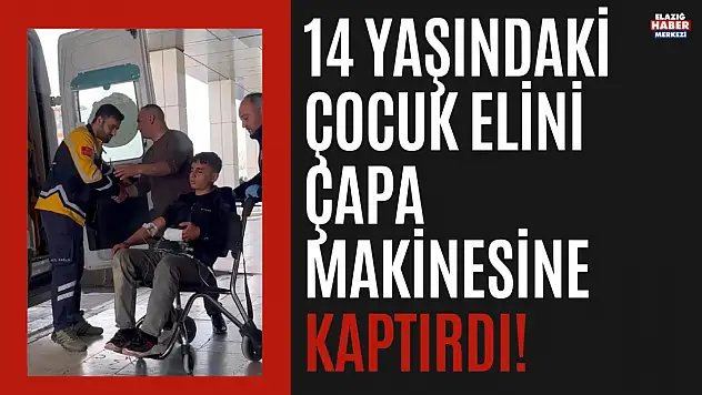 Elini Çapa Makinası Kaptırdı!