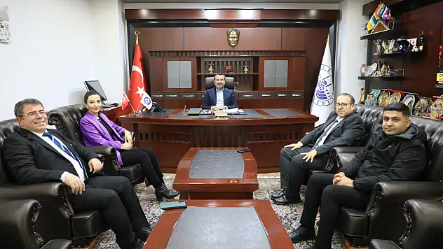 ELMİYAD, Elazığ Belediye Başkanı Şahin  Şerifoğulları'nı Ziyaret Etti