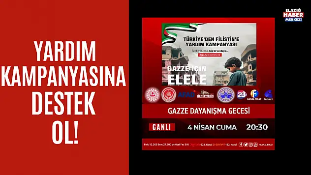 Gazze Dayanışma Gecesi Düzenlenecek