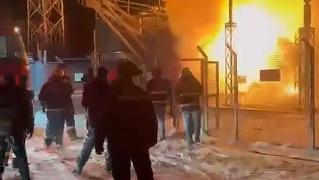 Keban'da Oto Trafo Patladı!