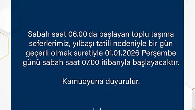 Otobüs Saatlerine Güncelleme