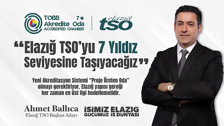 Ahmet Ballıca: ETSO’yu Hak Ettiği 7 Yıldızlı Oda Statüsüne Taşıyacağız