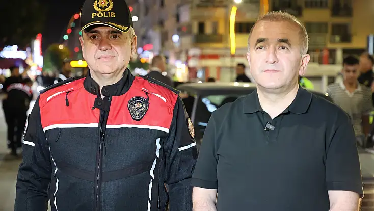 Vali Hatipoğlu Asayiş Uygulamasına Katıldı