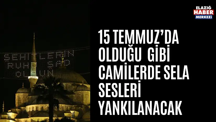 90 Bin Camiden Eş Zamanlı Olarak Sela Okunacak