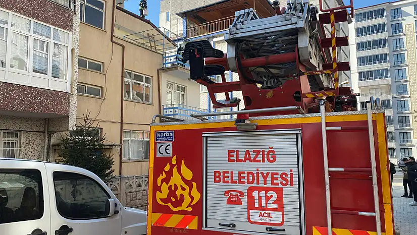 Elazığ'da Baca Yangını!