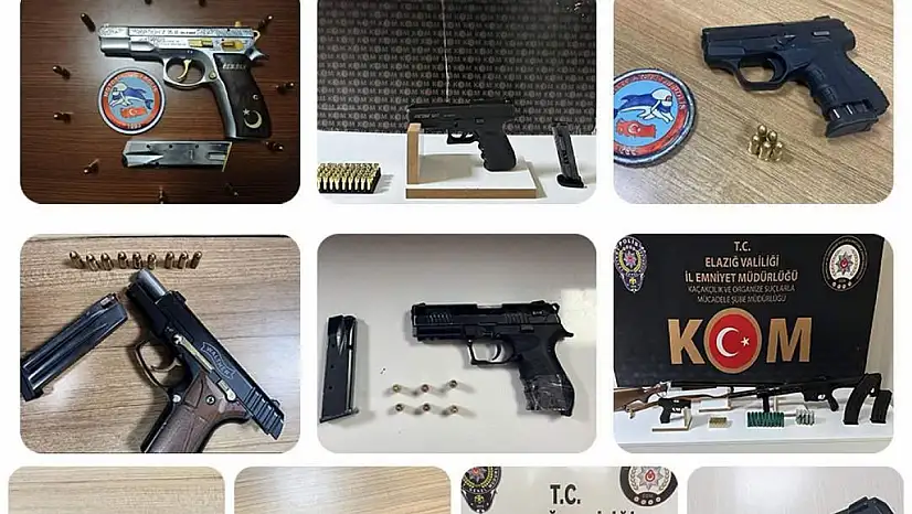 Elazığ'da Kesinleşmiş Hapis Cezası Bulunan 95 Şahıs Yakalandı