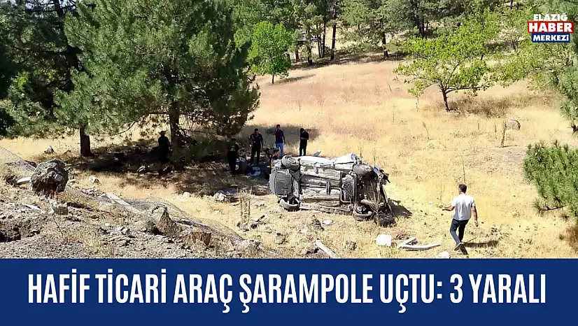 Elazığ'da Trafik Kazası: 3 Yaralı