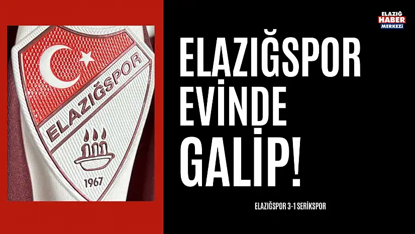 Elazığspor Evinde Yine Galip!