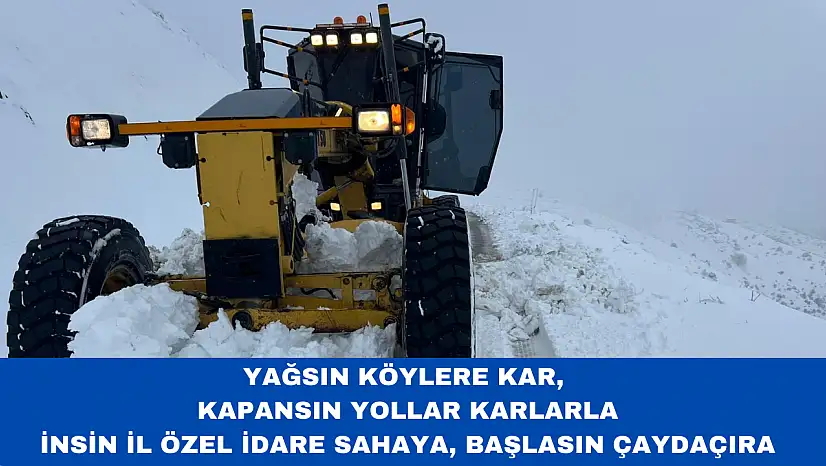 İl Özel İdaresi Ekipleri Kar Yağışına Hazır