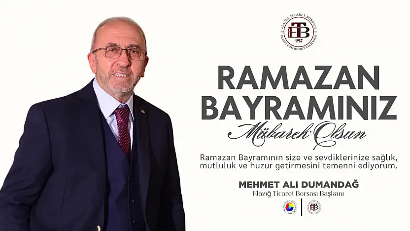 Başkan Mehmet Ali Dumandağ'dan Ramazan Bayramı Mesajı
