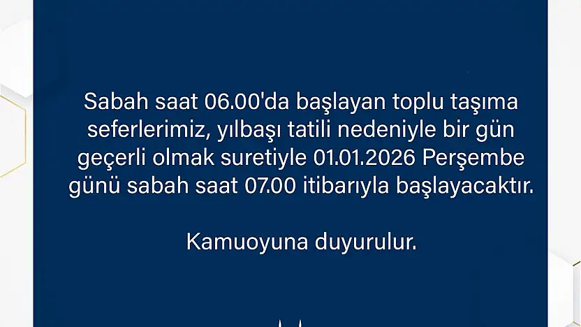 Otobüs Saatlerine Güncelleme