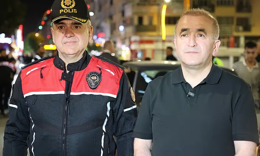 Vali Hatipoğlu Asayiş Uygulamasına Katıldı